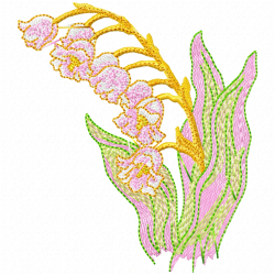Flowers And Tree Embroidery Design 4 Flowers And Tree Embroidery Design 4